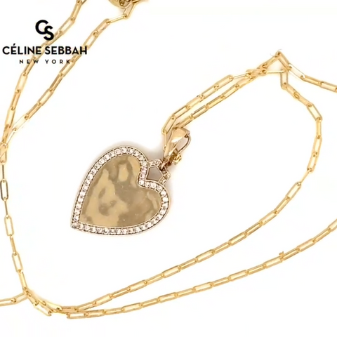 Celine Sebbah Heart Locket Necklace